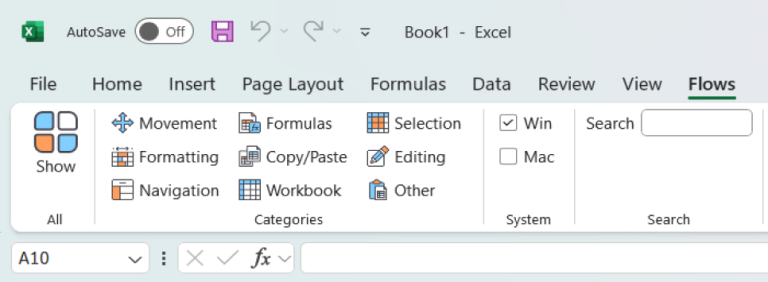 Microsoft Excel Finance Keyboard Shortcuts add-in for Windows and Mac